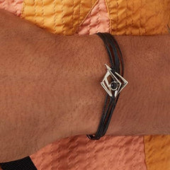 Deco Eye Bracelet - Platinum