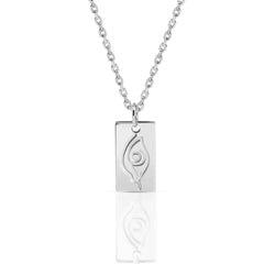 Engraved Eye Necklace