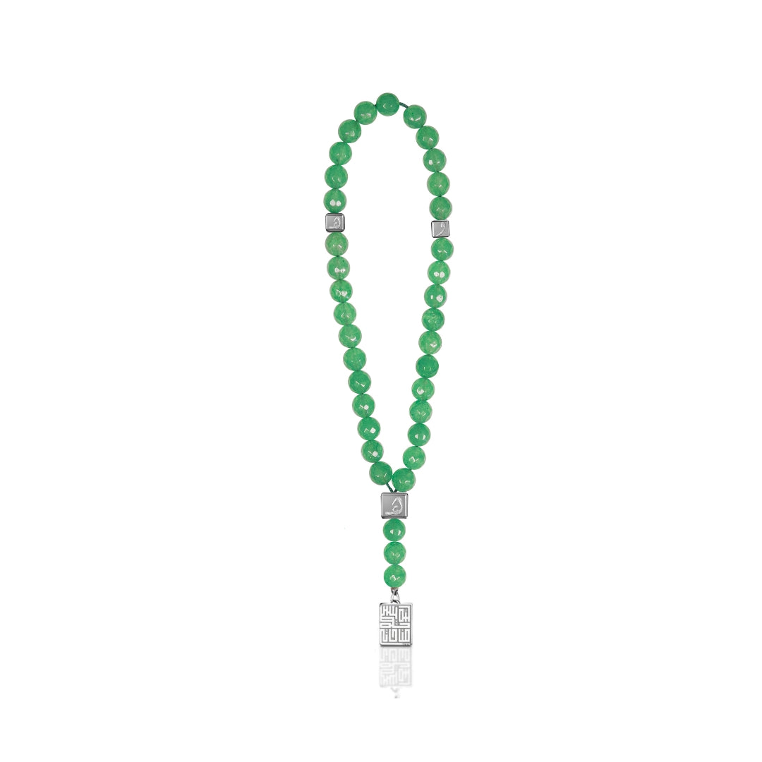 Green Agate Prayer Beads
