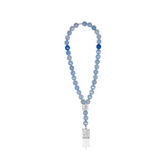 Sky Blue Agate Prayer Beads