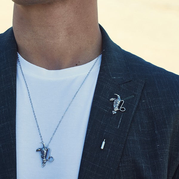 Men's Capricorn Necklace