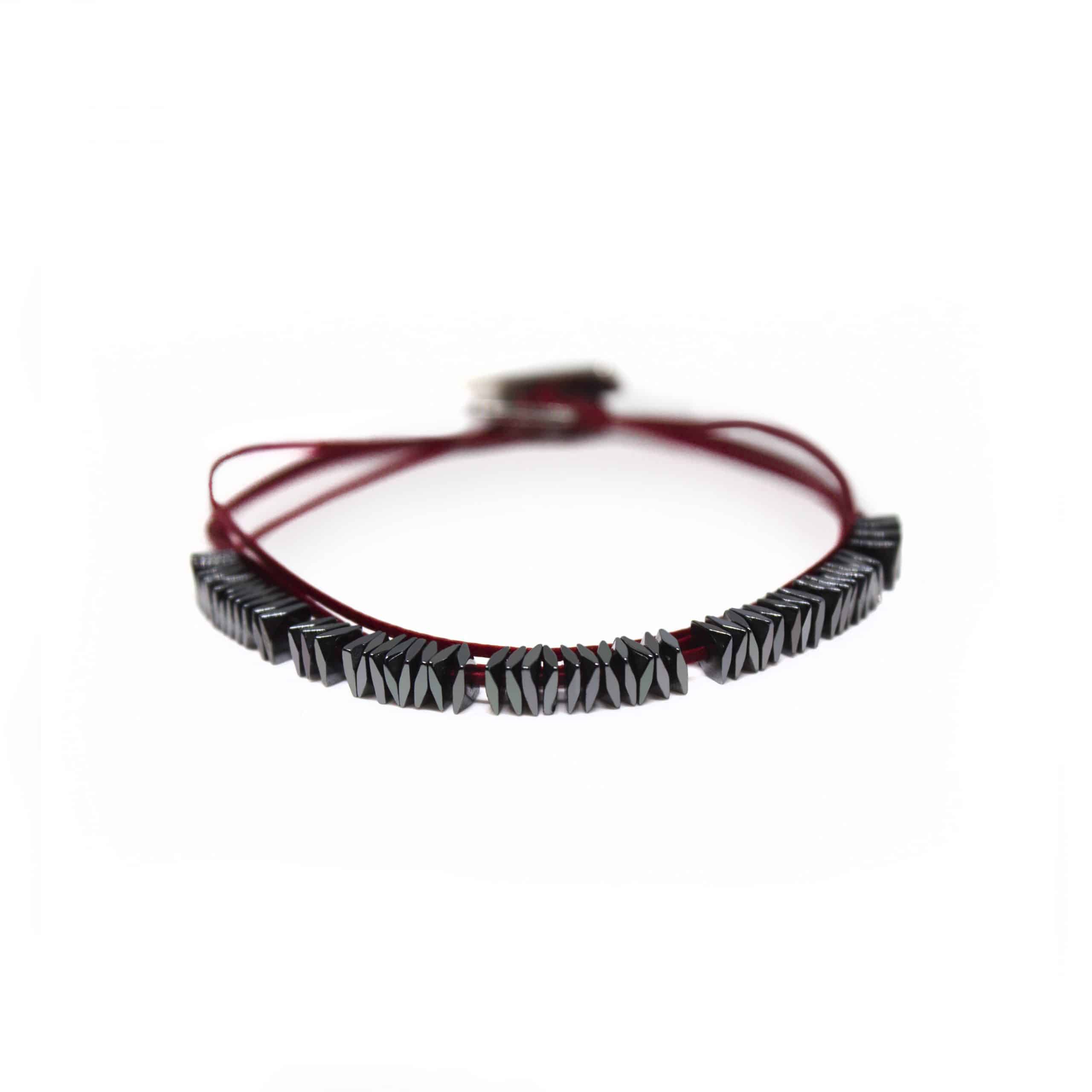 Black Bordeaux Bracelets
