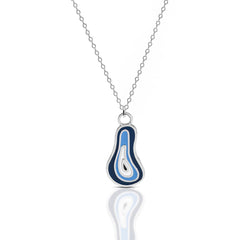 Cobalt Tear Necklace