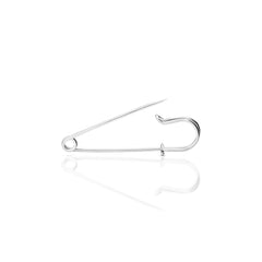 Curved Safety Lapel Pin