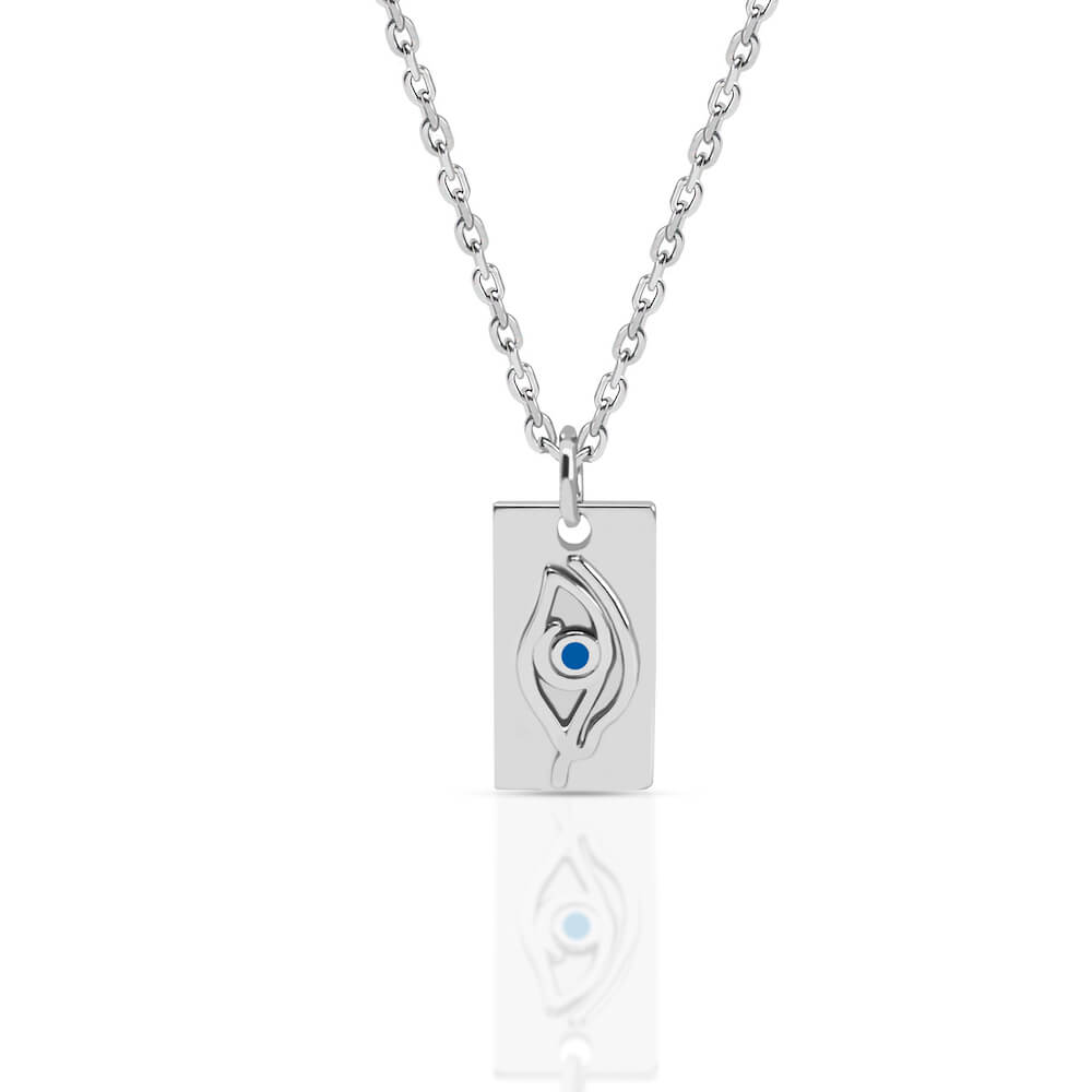 Engraved Eye Necklace