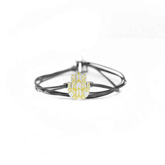 Deco Hamsa Bracelet - Platinum