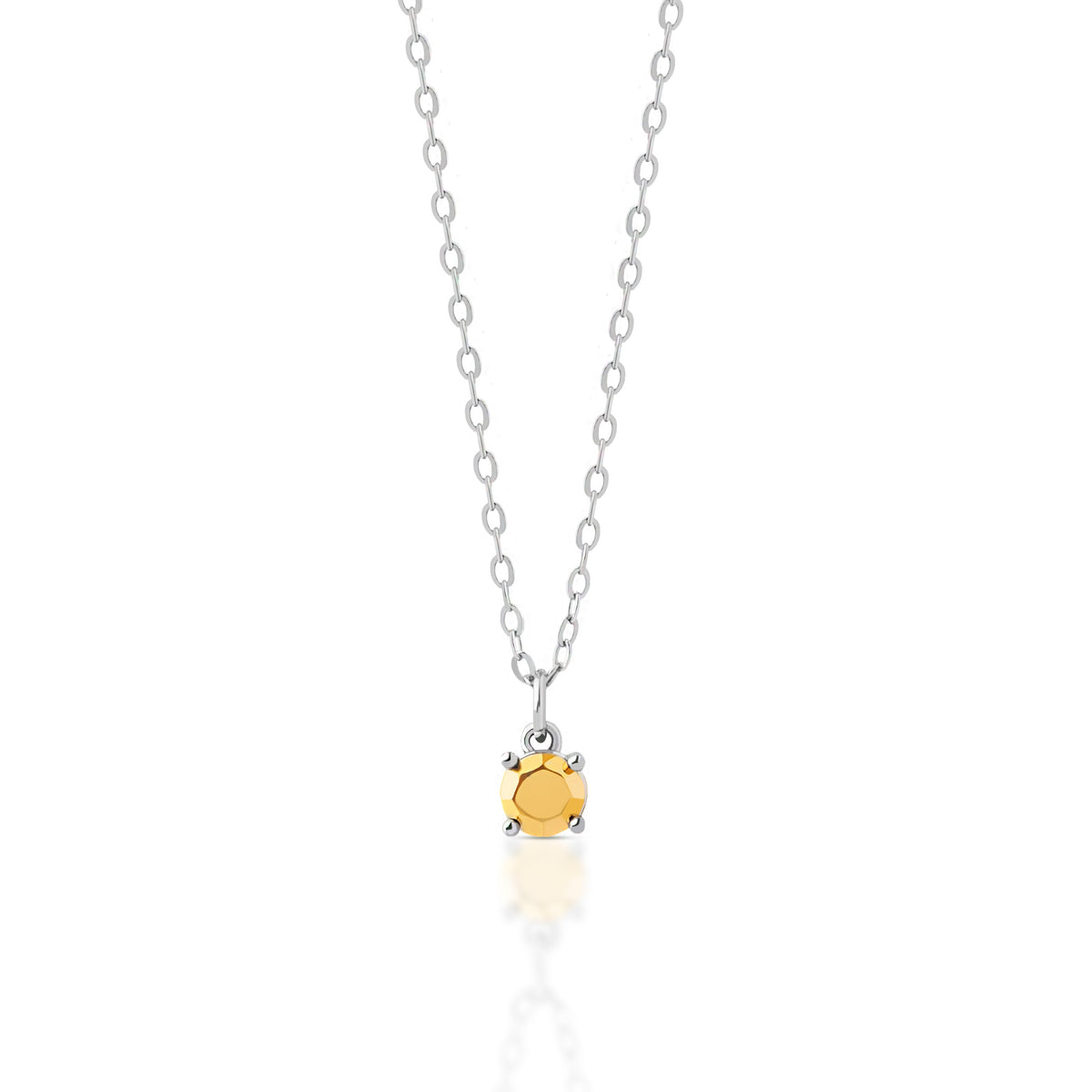 Silver Stud Necklace