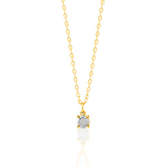 Silver Stud Necklace