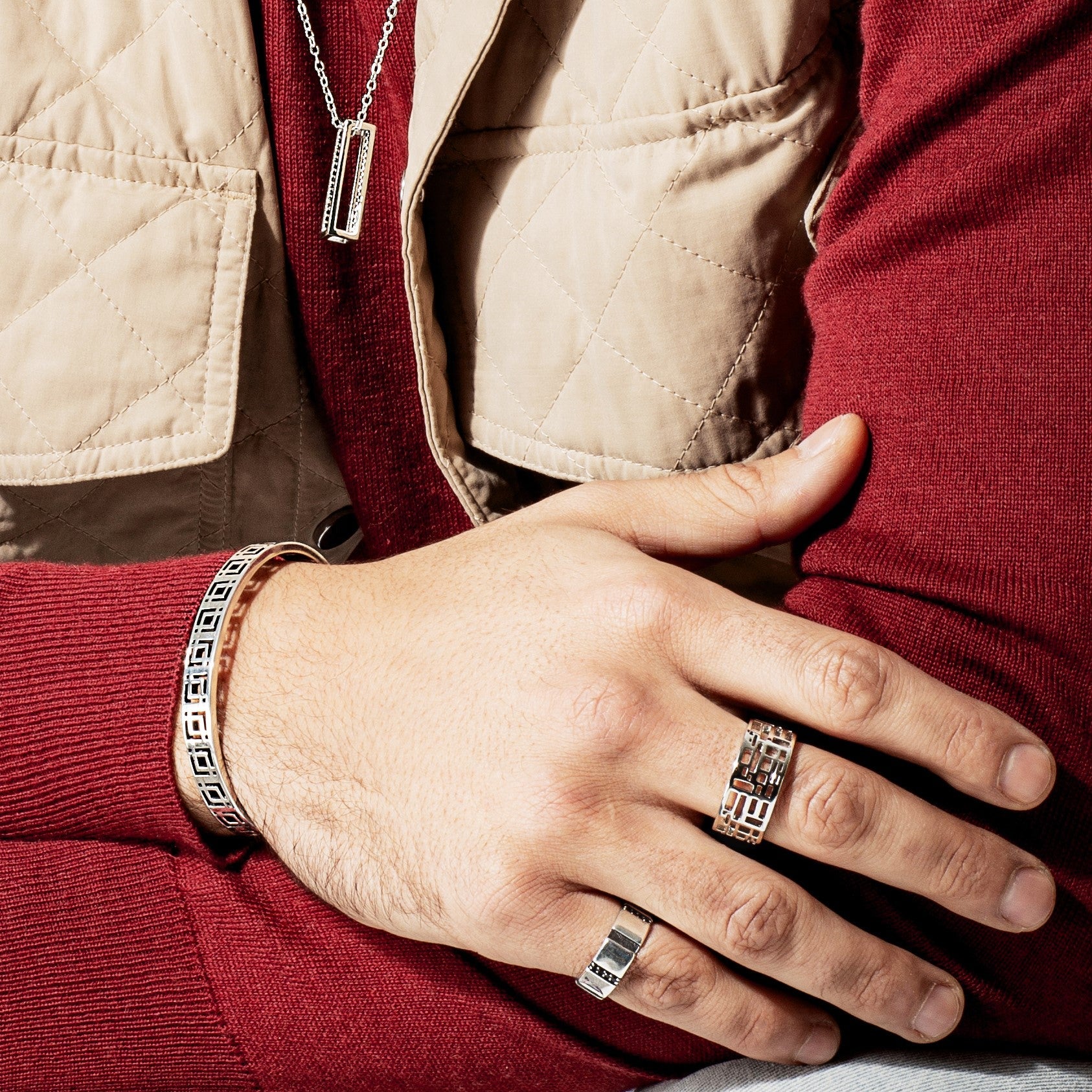Silver Boxes Ring