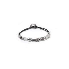 Silver Hammered Bracelet