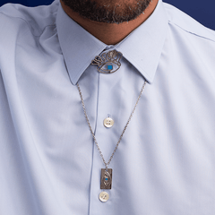 Engraved Eye Necklace